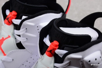 Infrared 6 White Jordan Retro 384664-123 1114